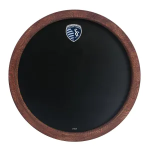Sporting Kansas City: Chalkboard "Faux" Barrel Top Sign