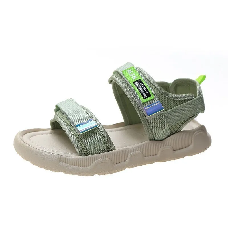 Sports Sandals Ins Sale Summer Student Female Sandals Casual Shoes Designer Sandals Thick Flat Sandals