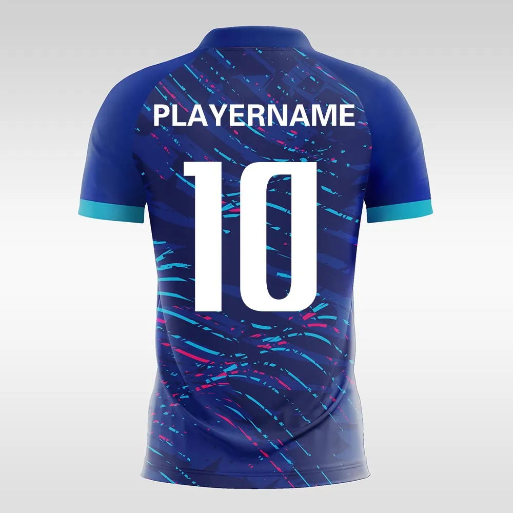 Star-Mirror-Customized Men's Sublimated Soccer Jersey
