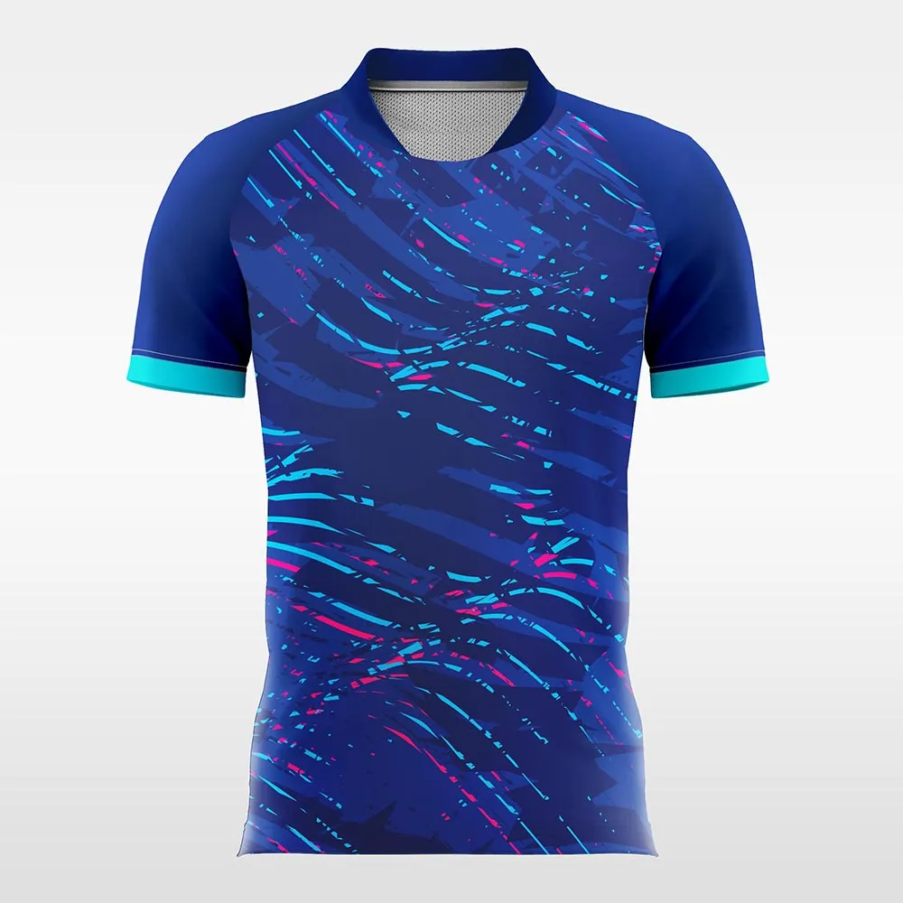 Star-Mirror-Customized Men's Sublimated Soccer Jersey