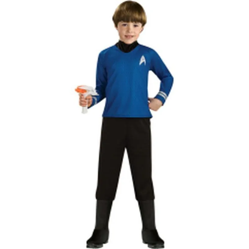 Star Trek Deluxe Blue Shirt Size L.