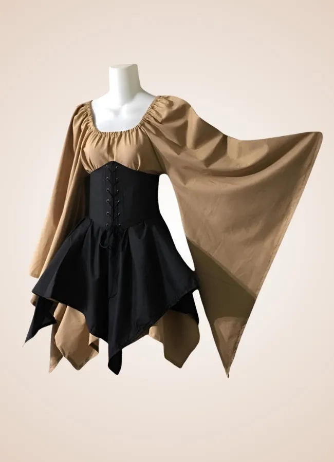 Steampunk Elf Medieval Dress