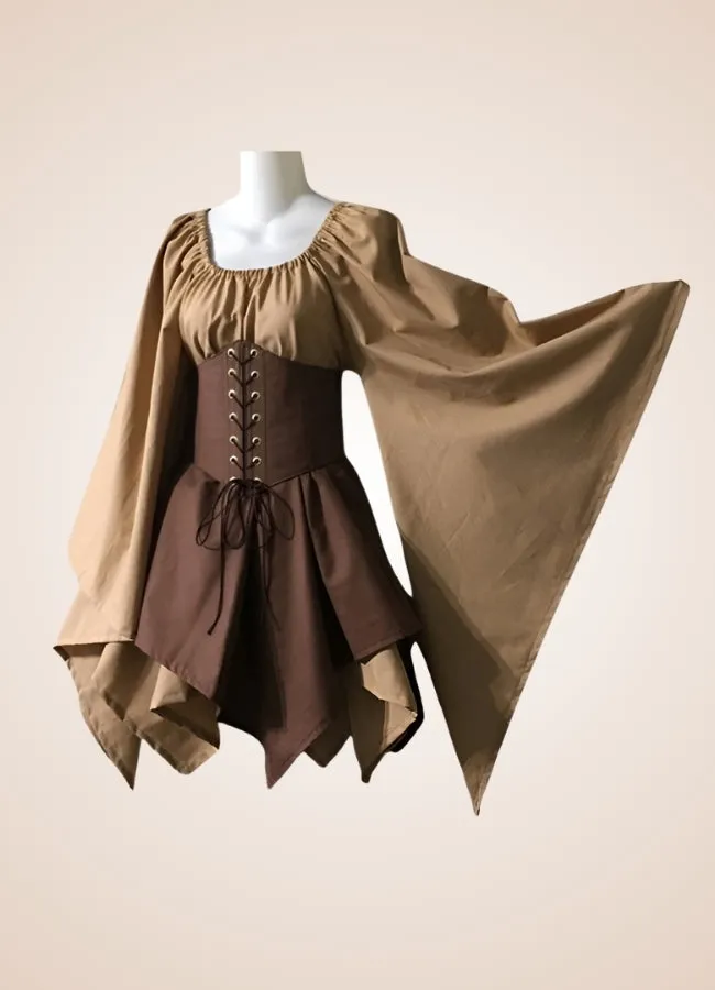Steampunk Elf Medieval Dress