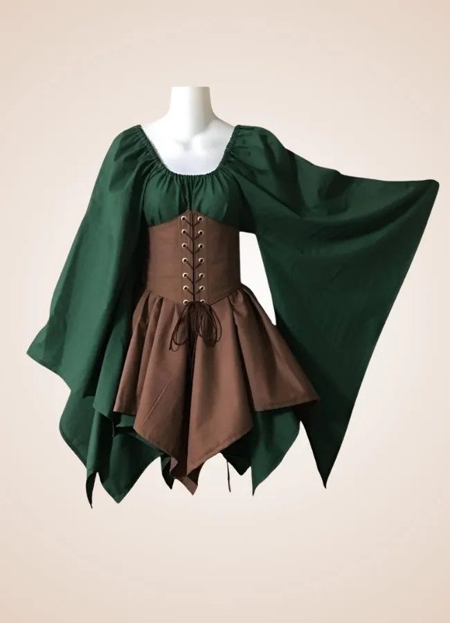 Steampunk Elf Medieval Dress