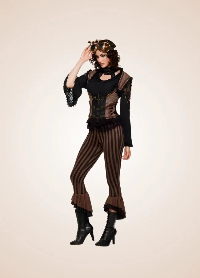 Steampunk Striped Pants
