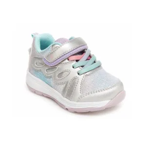 Stride Rite Light-Up Fly Away Sneaker - Silver Multi