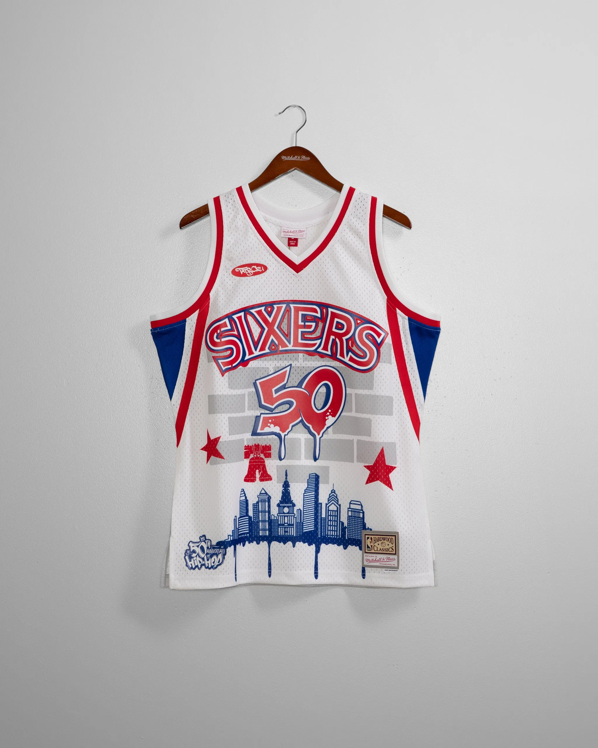 TATS CRU/MITCHELL & NESS 50TH ANNIVERSARY JERSEY: PHILADELPHIA EDITION