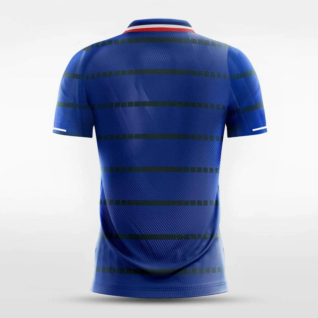 Team France - Customized Men's Sublimated Soccer Jersey