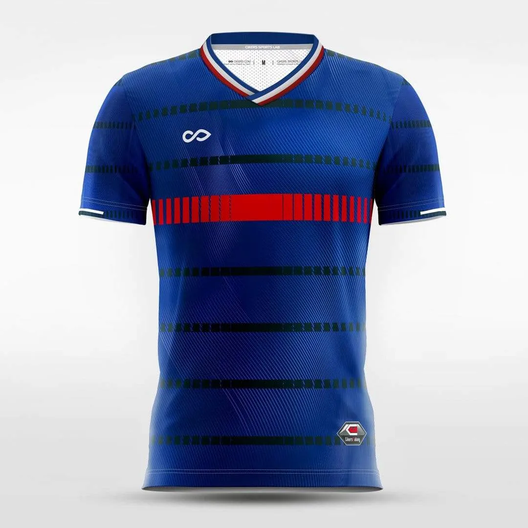 Team France - Customized Men's Sublimated Soccer Jersey