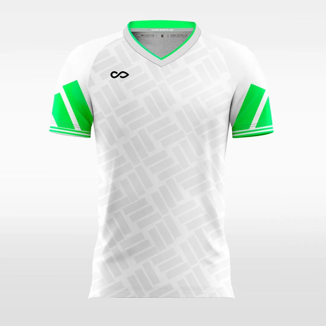 Tetris - Customized Men's Sublimated Soccer Jersey -Fluorescent