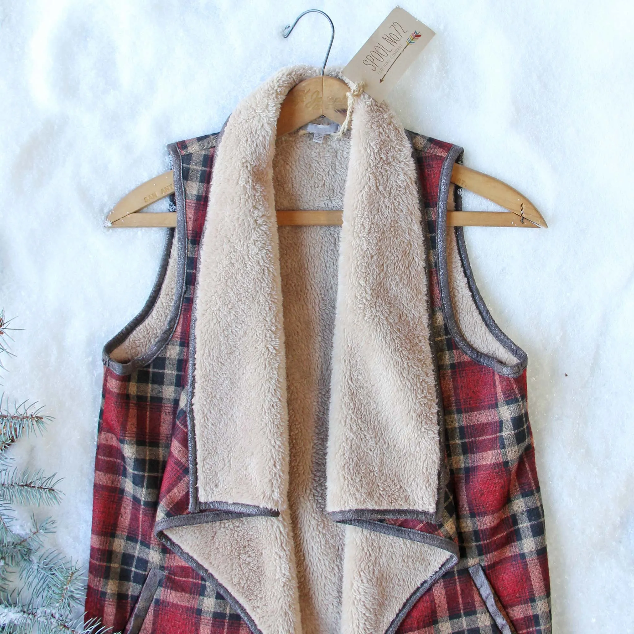 The Alps Plaid Vest