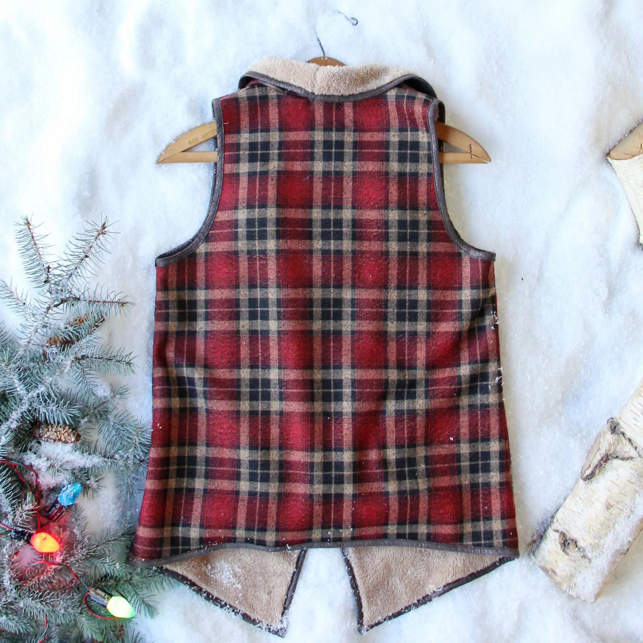 The Alps Plaid Vest