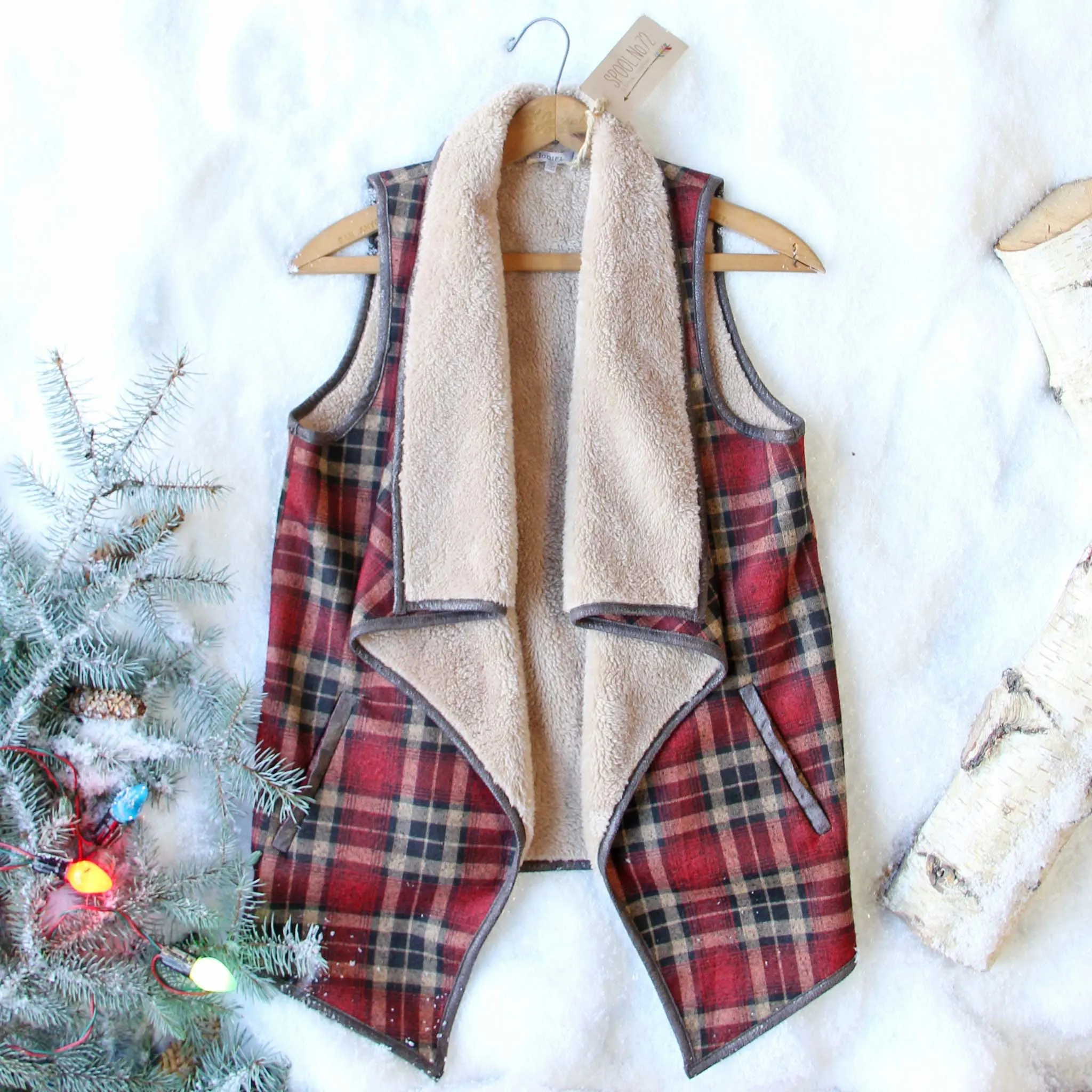 The Alps Plaid Vest