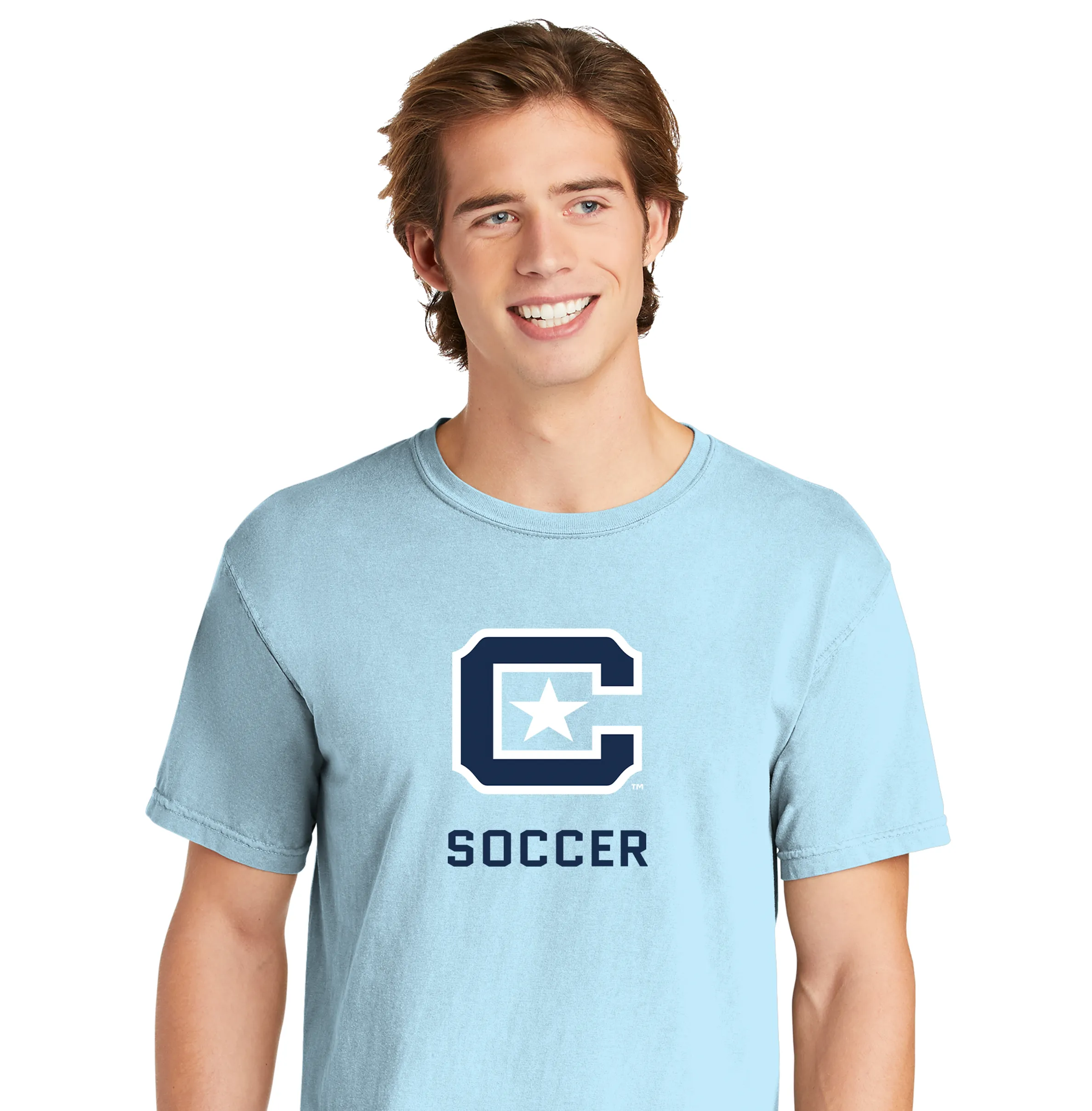 The Citadel C, Club Sports - Soccer,  Comfort Colors ® Heavyweight Ring Spun Tee Shirt