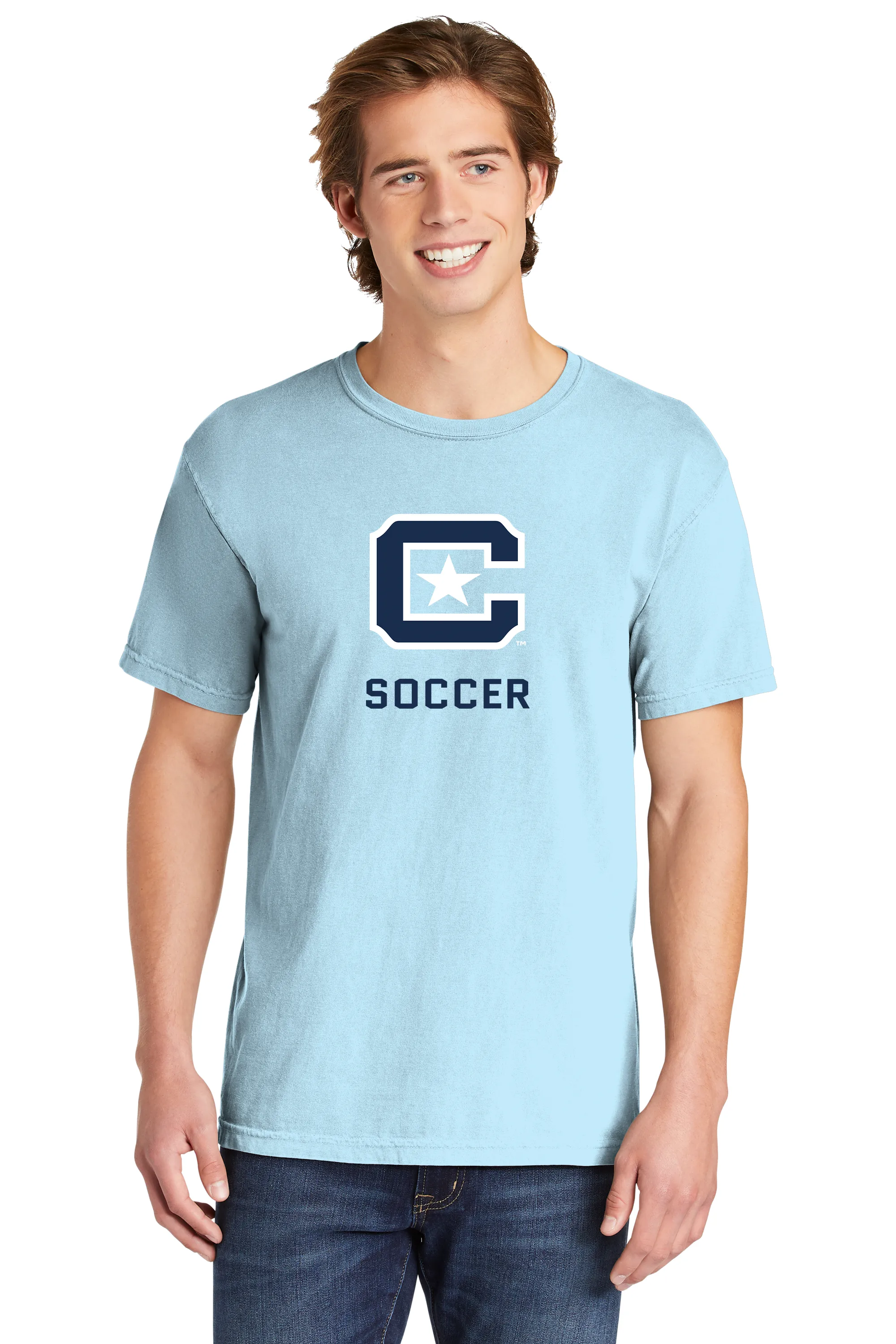 The Citadel C, Club Sports - Soccer,  Comfort Colors ® Heavyweight Ring Spun Tee Shirt
