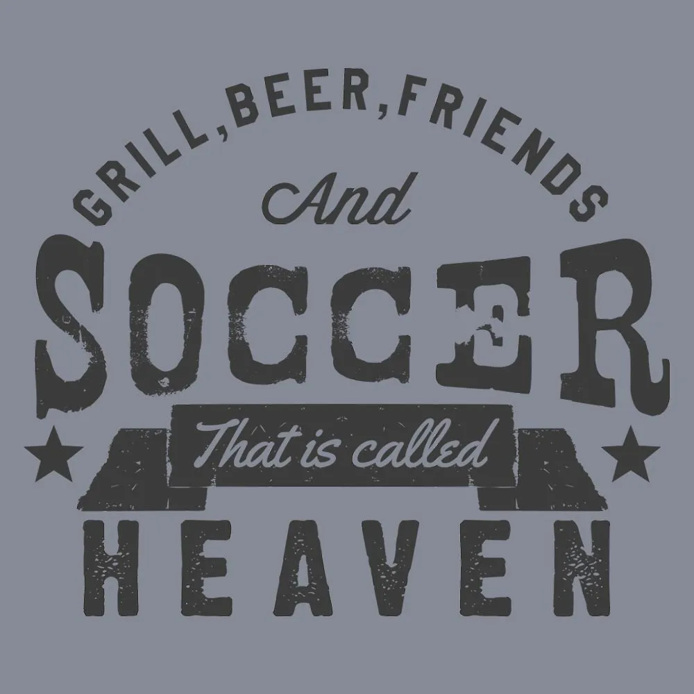 #TheSoccerMan T-Shirt - Grill, Beer, Friends, And Soccer.