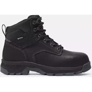 Timberland Pro Women's Titan 6" Comp Toe WP Work Boot -Black- TB1A5WUY001