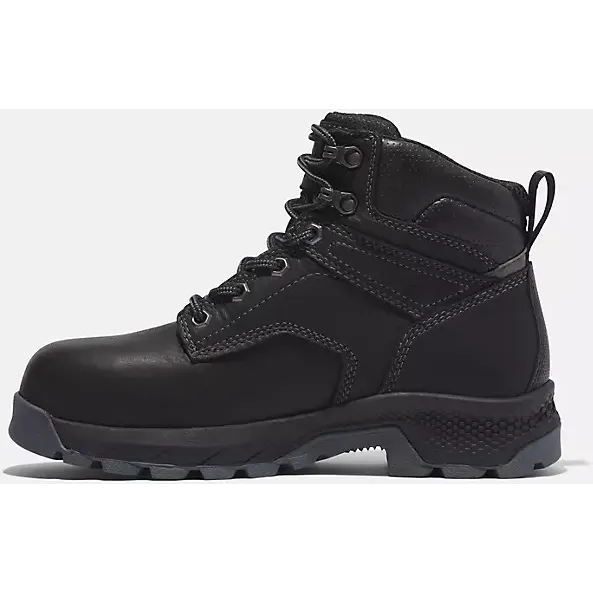 Timberland Pro Women's Titan 6" Comp Toe WP Work Boot -Black- TB1A5WUY001