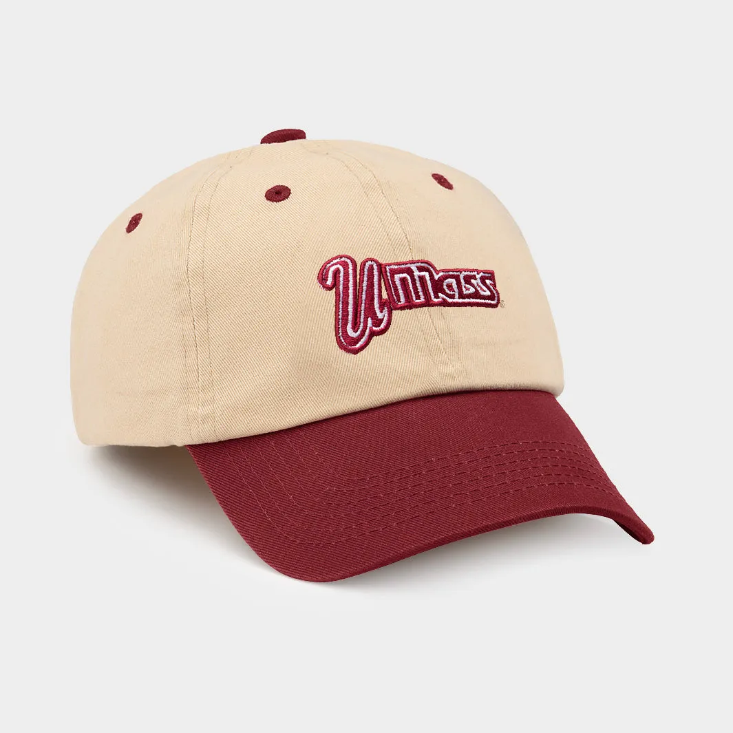 UMass Vintage Logo Two-Tone Dad Hat