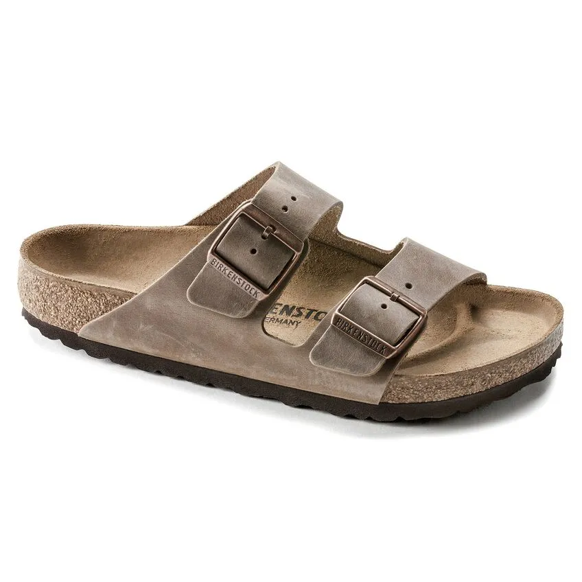UNISEX BIRKENSTOCK ARIZONA OILED LEATHER | TOBACCO BROWN