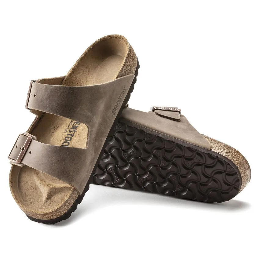 UNISEX BIRKENSTOCK ARIZONA OILED LEATHER | TOBACCO BROWN
