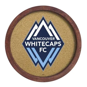 Vancouver Whitecaps FC: "Faux" Barrel Framed Cork Board