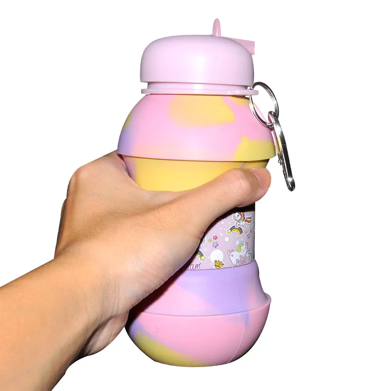 Vatnsbrúsi bleikur Einhyrninga 550 ml