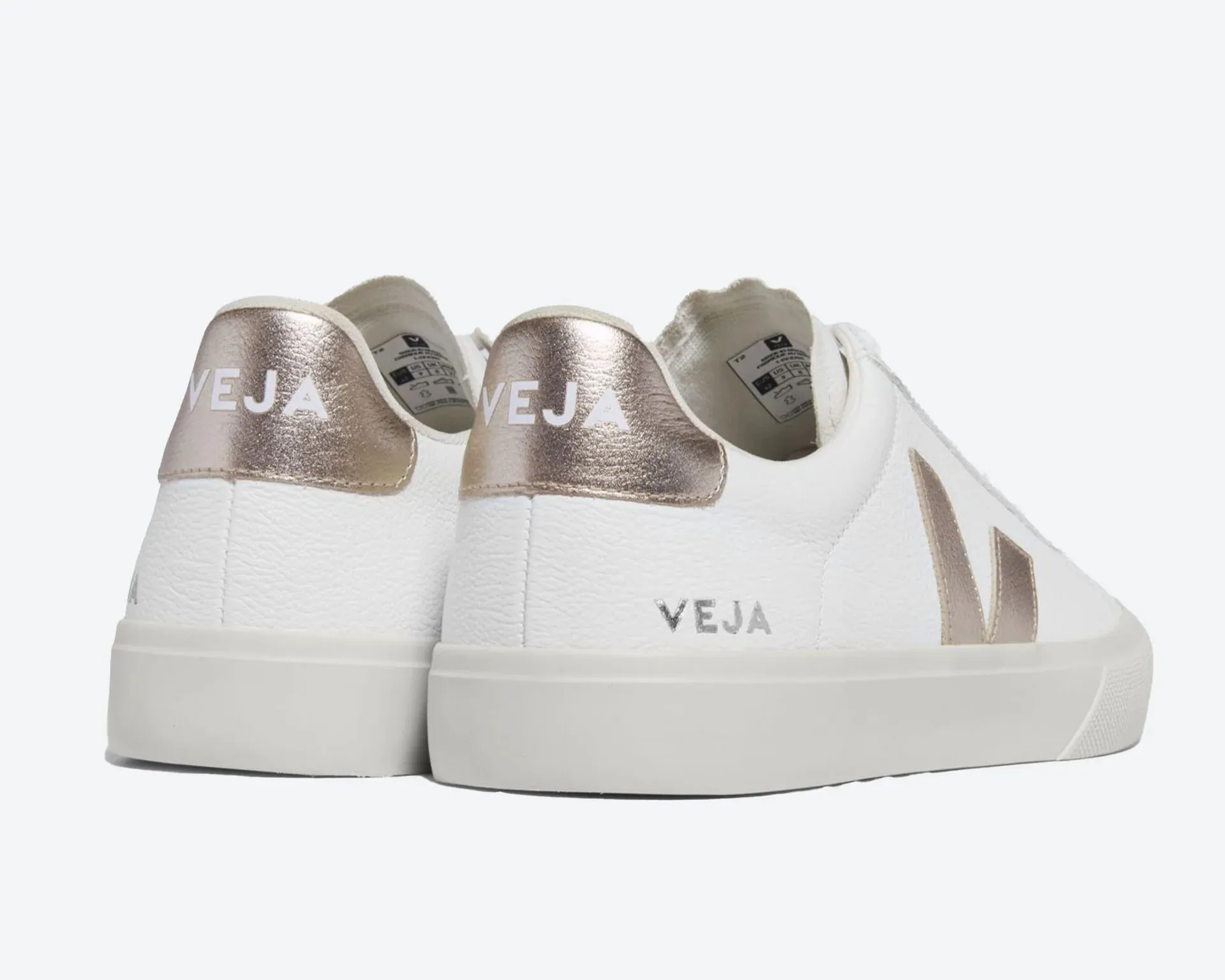 Veja Campo Chromefree Shoes White/Silver (Mirror)