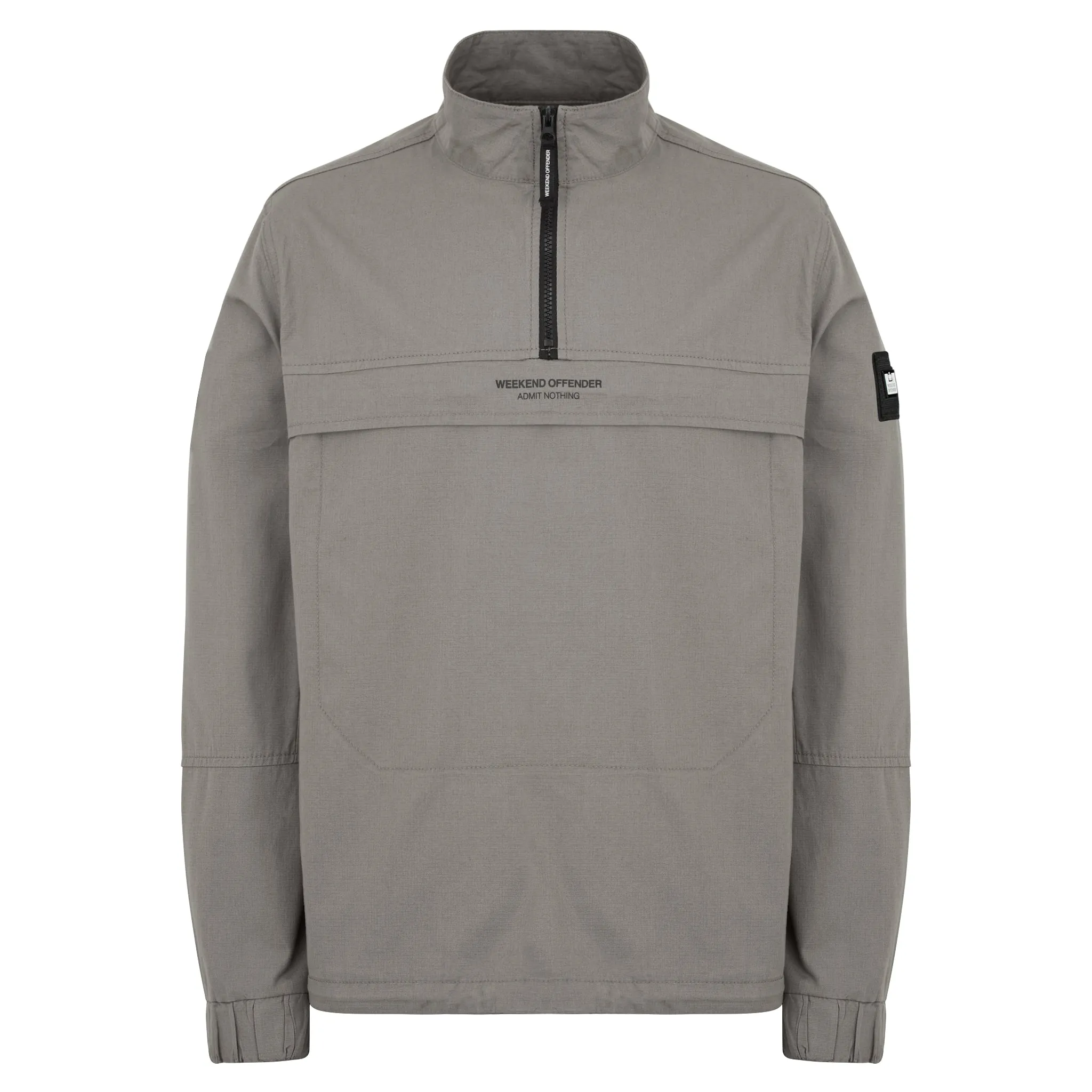 Weekend Offender Modafferi Quarter Zip Over Top Jacket - Pavement