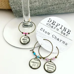 Wine Stem Charms