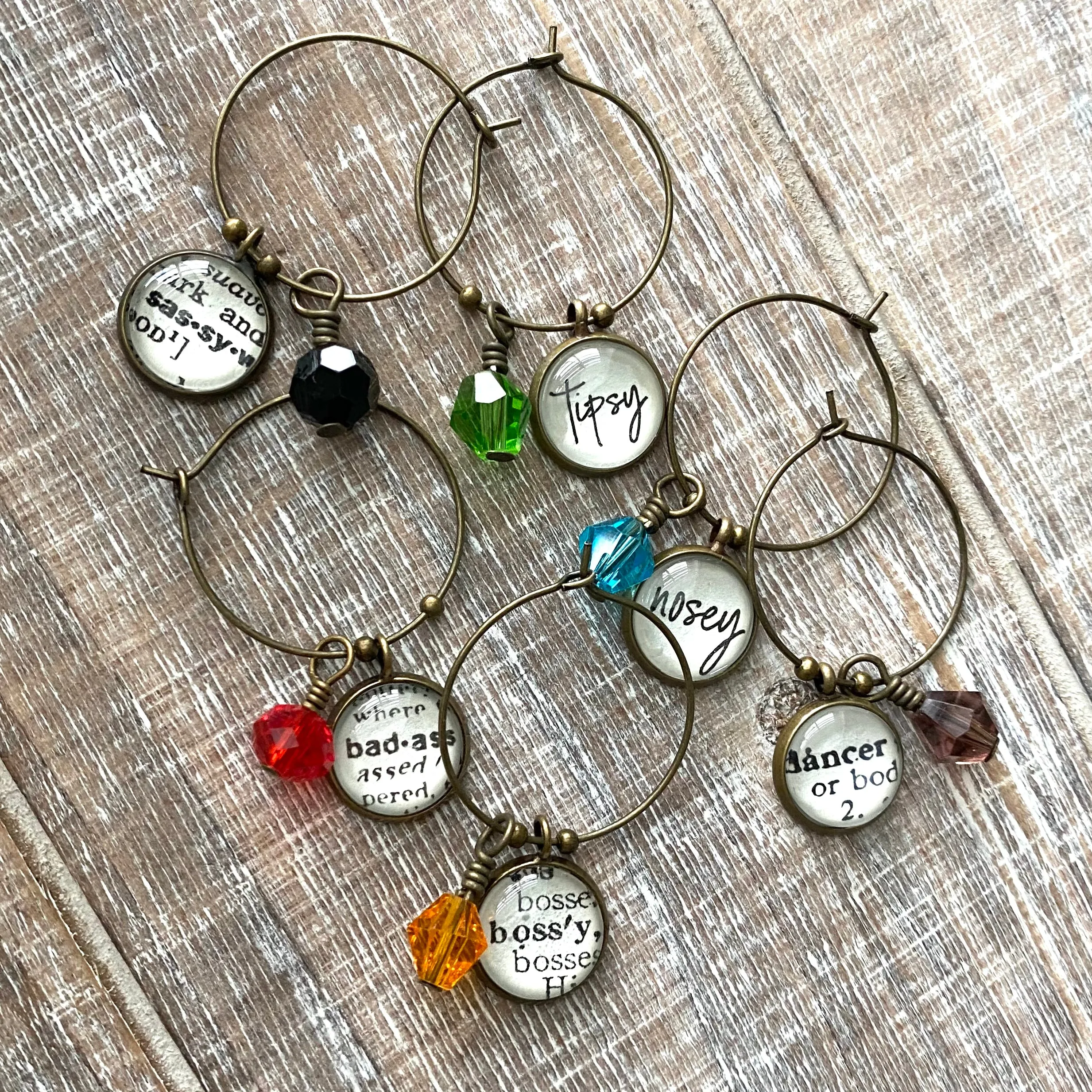 Wine Stem Charms