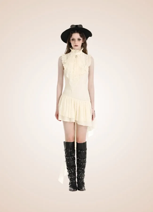 Women's Ruffle Steampunk Dress