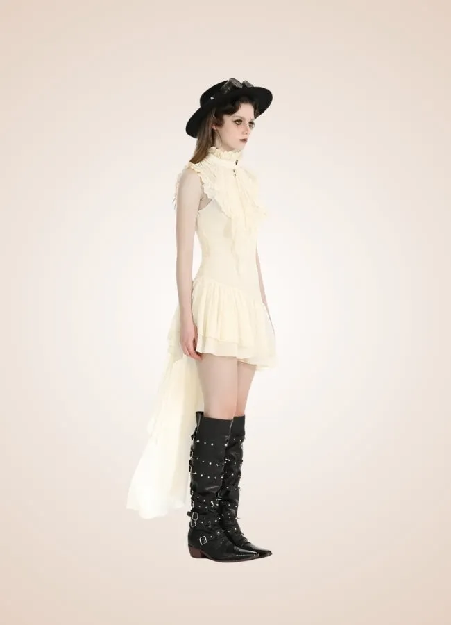 Women's Ruffle Steampunk Dress