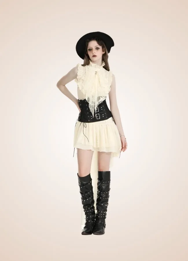 Women's Ruffle Steampunk Dress